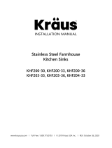 KRAUS KHF204-33 User manual