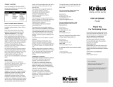 KRAUS KCV-200GGR-20 Installation guide