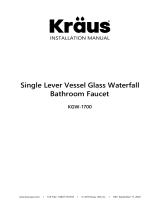 KRAUS KGW-1700-PU-10ORB-BLFR User manual