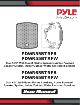 Pyle PDWR55BTRFW Owner's manual