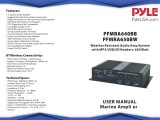 Pyle PFMRA650BW.5 User manual