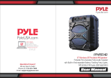 Pyle PPHP854B Owner's manual
