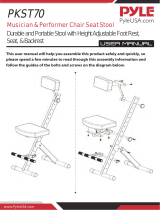 Pyle Musician and Performer Chair Seat Stool User manual