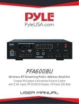 Pyle PFA600BU Owner's manual