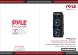 Pyle 6.5’’ Wireless BT Portable PA Speaker PPHP634B User manual