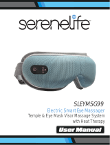 SereneLife Electric Smart Eye Massager SLEYMSG99 User manual
