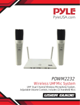 Pyle Wireless UHF Mic System Owner's manual