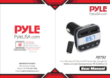 Pyle PBT90 3-in-1 Wireless BT Vehicle FM Transmitter Charger Kit User manual