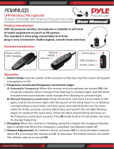 Pyle UHF Wireless Microphone User manual