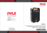 Pyle Karaoke Vibe Portable Wireless BT Multimedia PA System PKRK10 User manual