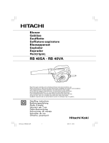 Hitachi RB40SA Owner's manual