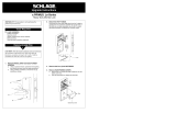 Schlage e.PRIMUS LE-Series Heavy Duty Mortise Lock Upgrade Operating instructions