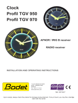 Bodet Profil TGV 970 Installation And Operating Instructions Manual