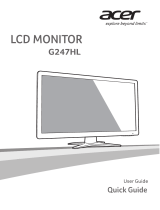 Acer G247HL Owner's manual