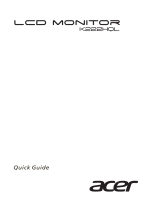 Acer K222HQL Owner's manual