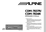 Alpine cdm 7834 r Owner's manual