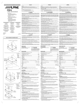 Alpine PDX-5 Owner's manual