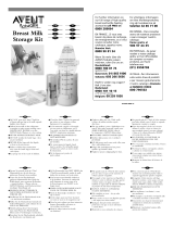 Avent KIT DE CONSERVATION DU LAIT MATERNEL Owner's manual