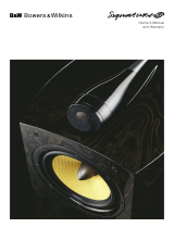 Bowers & Wilkins Signature 805 Owner's manual