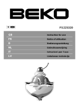 Beko FS225320 Owner's manual