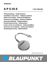 Blaupunkt A-P G01-E Owner's manual