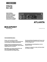 Blaupunkt ATLANTA RD 105 Owner's manual