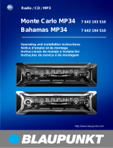 Blaupunkt monte carlo mp 34 User manual