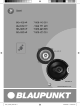 Blaupunkt BGx402 HP Owner's manual