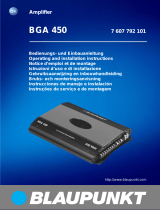 Blaupunkt BGA 450 Owner's manual