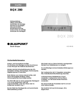 Blaupunkt BQX 280 Owner's manual
