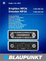 Blaupunkt MILANO MP34 Owner's manual