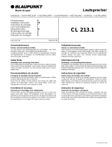 Blaupunkt CL 213.1 Owner's manual