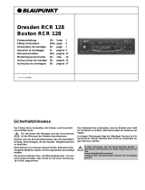 Blaupunkt DRESDEN RCR 128 Owner's manual