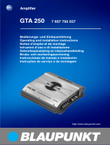 Blaupunkt GTA 250 User manual
