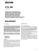 Blaupunkt GTA 280 Owner's manual