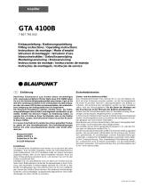 Blaupunkt GTA 4100B Owner's manual