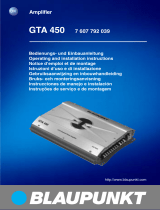 Blaupunkt GTA 450 Owner's manual