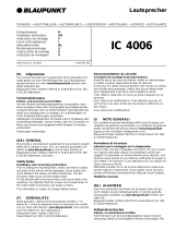 Blaupunkt IC 4006 Owner's manual