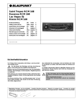 Blaupunkt RAVENNA RCM 168 ROT Owner's manual