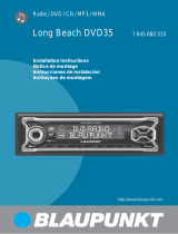Blaupunkt LONG BEACH DVD35 Owner's manual
