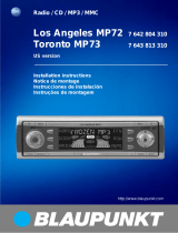 Blaupunkt LOS ANGELES MP72 US Owner's manual