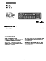 Blaupunkt MALTA RCR 45 Owner's manual