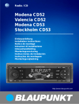 Blaupunkt MODENA CD52 Owner's manual