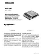 Blaupunkt MPA 160 Owner's manual