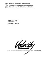 Blaupunkt neox 170 velocity se Owner's manual