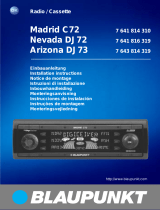 Blaupunkt NEVADA AG F DJ72 Owner's manual