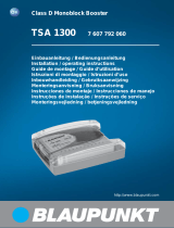 Blaupunkt TSA 1300 Owner's manual