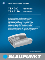 Blaupunkt TSA 280/ TSA 2120 Owner's manual