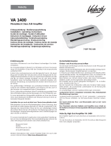 Blaupunkt VA 1400 Owner's manual