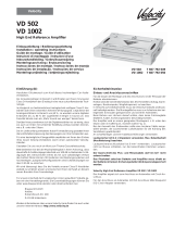 Blaupunkt VD 502/ VD 1002 Owner's manual